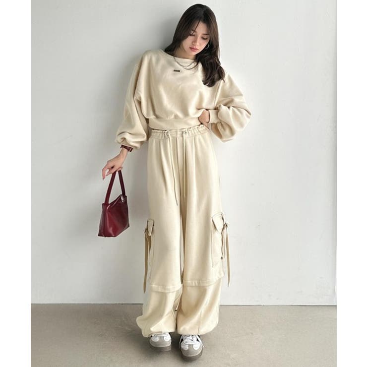 アレンジ自在の2WAY仕様。ボリューム袖で魅せる、プレート付きクロップドオフショ… | Classical Elf  | 詳細画像9 