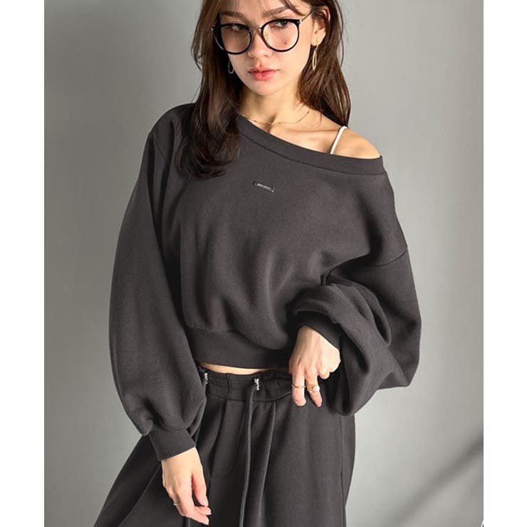 アレンジ自在の2WAY仕様。ボリューム袖で魅せる、プレート付きクロップドオフショ… | Classical Elf  | 詳細画像19 