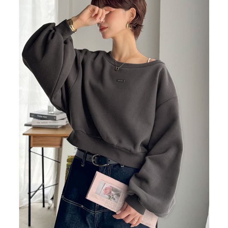 アレンジ自在の2WAY仕様。ボリューム袖で魅せる、プレート付きクロップドオフショ… | Classical Elf  | 詳細画像24 