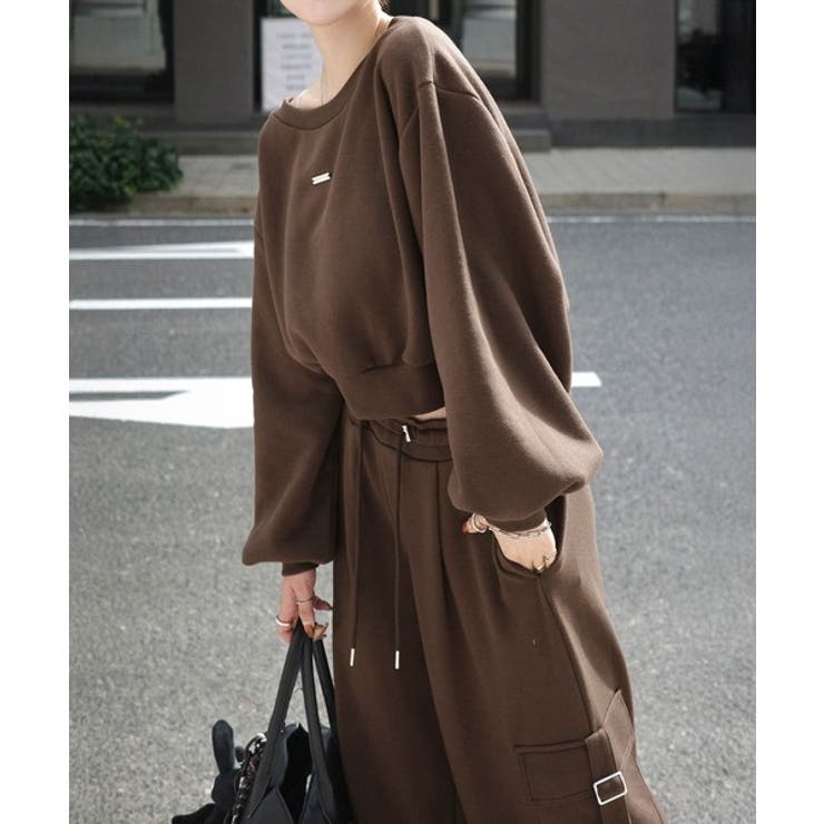 アレンジ自在の2WAY仕様。ボリューム袖で魅せる、プレート付きクロップドオフショ… | Classical Elf  | 詳細画像28 