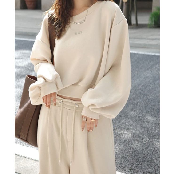 アレンジ自在の2WAY仕様。ボリューム袖で魅せる、プレート付きクロップドオフショ… | Classical Elf  | 詳細画像1 