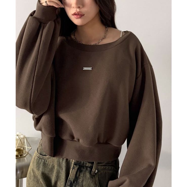 アレンジ自在の2WAY仕様。ボリューム袖で魅せる、プレート付きクロップドオフショ… | Classical Elf  | 詳細画像39 