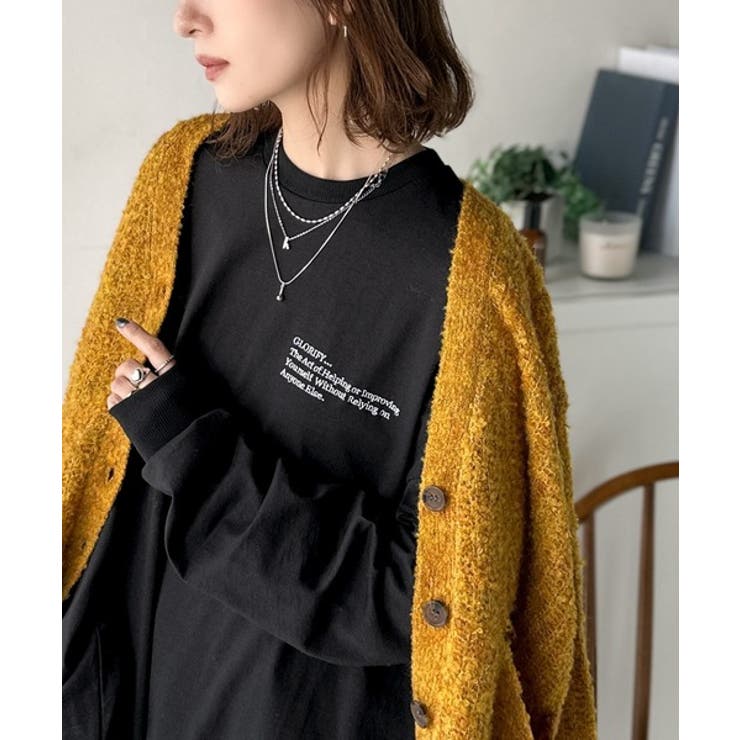 ベーシックに今っぽバランスの“余裕”をプラス。綿100％胸刺繍入りロンT | Classical Elf  | 詳細画像30 