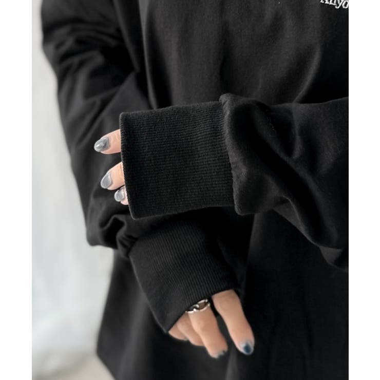 ベーシックに今っぽバランスの“余裕”をプラス。綿100％胸刺繍入りロンT | Classical Elf  | 詳細画像40 