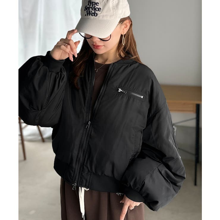 ボリューム感と軽やかさを両立。中綿入りボリュームスリーブMA 1 | Classical Elf  | 詳細画像12 