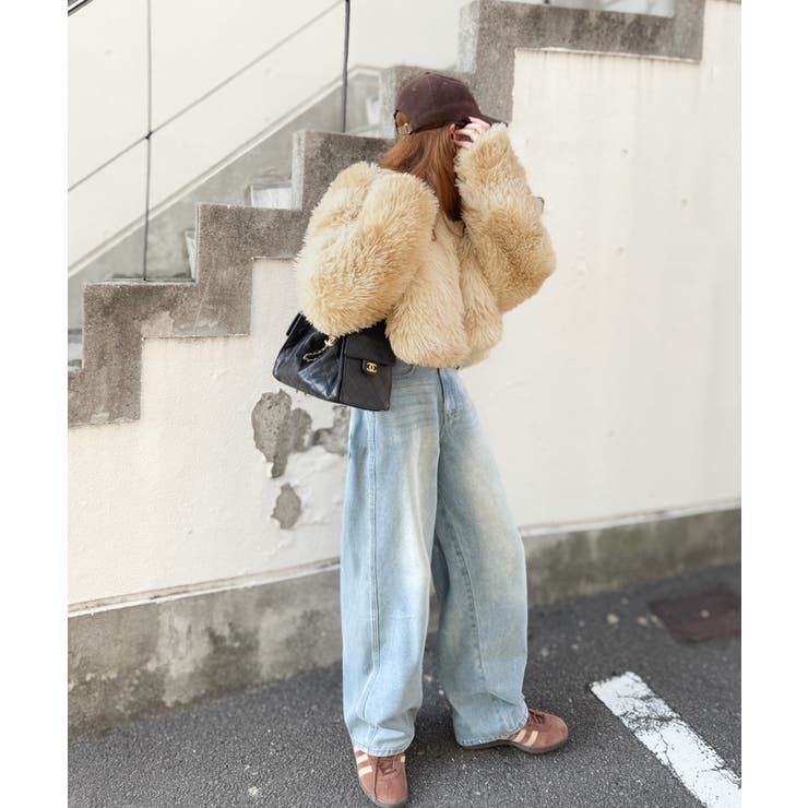 品なノーカラーショートファーコート。ノーカラーショートファーコート | Classical Elf  | 詳細画像16 