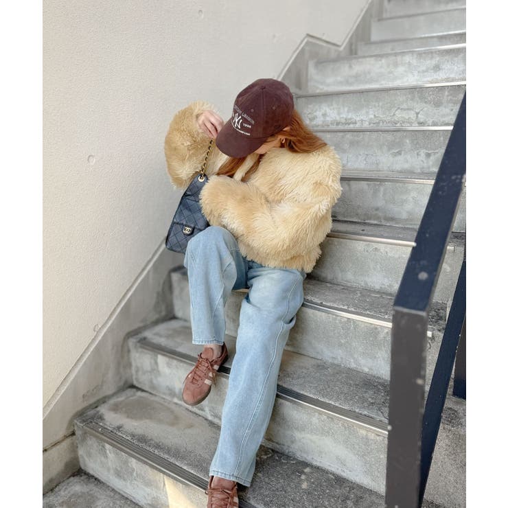 品なノーカラーショートファーコート。ノーカラーショートファーコート | Classical Elf  | 詳細画像17 