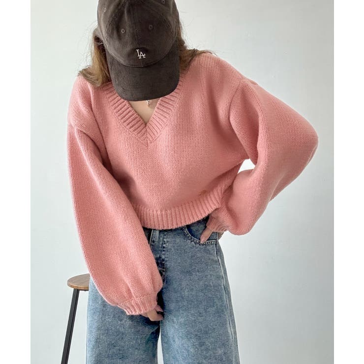 ピンク | 《AYA×クラシカルエルフコラボ》ふんわり可愛く、きらっと上品。プレート付きクロ… | Classical Elf 