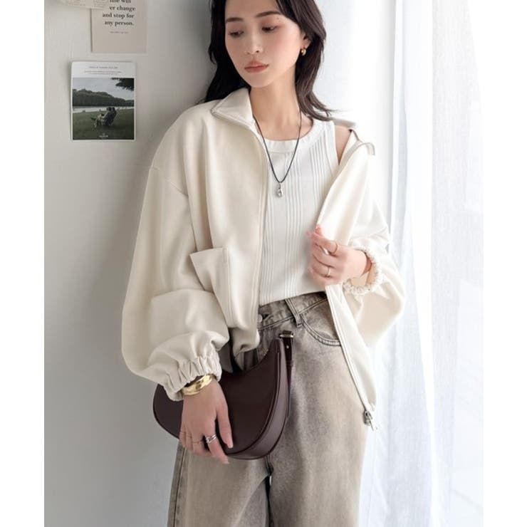 360度美フォルムを操る。ビッグポケット裾ドロストダブルジップダンボール素材ジャ… | Classical Elf  | 詳細画像10 