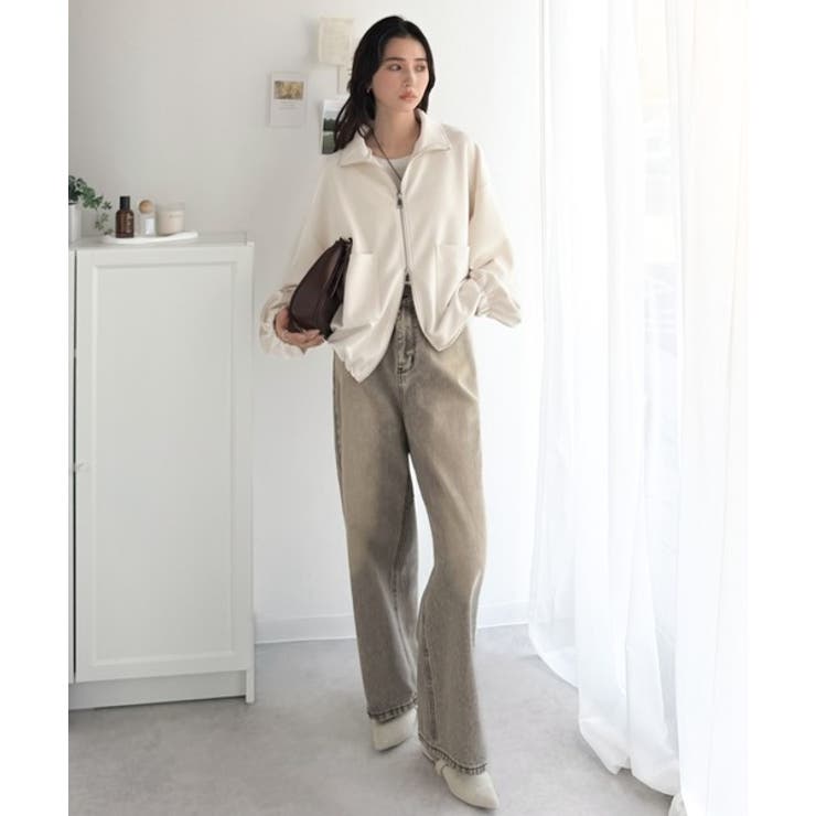 360度美フォルムを操る。ビッグポケット裾ドロストダブルジップダンボール素材ジャ… | Classical Elf  | 詳細画像11 