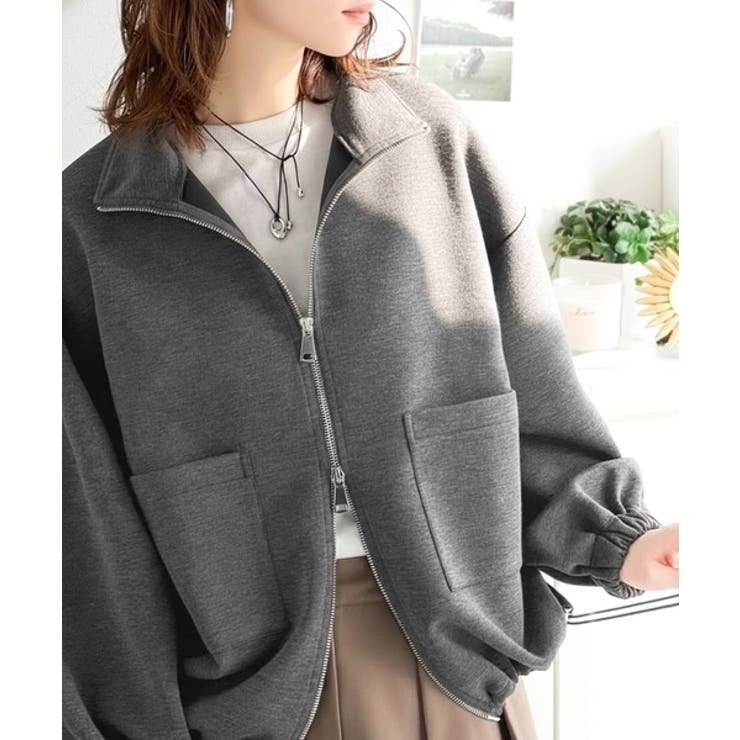 360度美フォルムを操る。ビッグポケット裾ドロストダブルジップダンボール素材ジャ… | Classical Elf  | 詳細画像13 