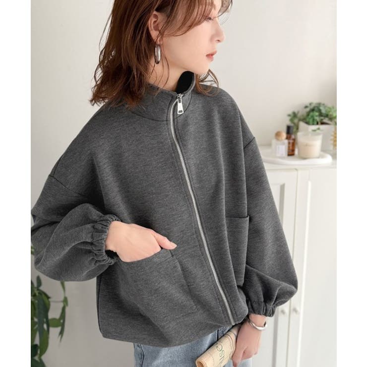 360度美フォルムを操る。ビッグポケット裾ドロストダブルジップダンボール素材ジャ… | Classical Elf  | 詳細画像18 