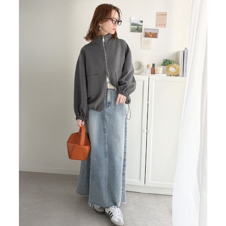 360度美フォルムを操る。ビッグポケット裾ドロストダブルジップダンボール素材ジャ… | Classical Elf  | 詳細画像19 