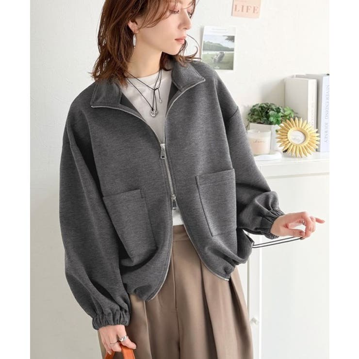 360度美フォルムを操る。ビッグポケット裾ドロストダブルジップダンボール素材ジャ… | Classical Elf  | 詳細画像21 