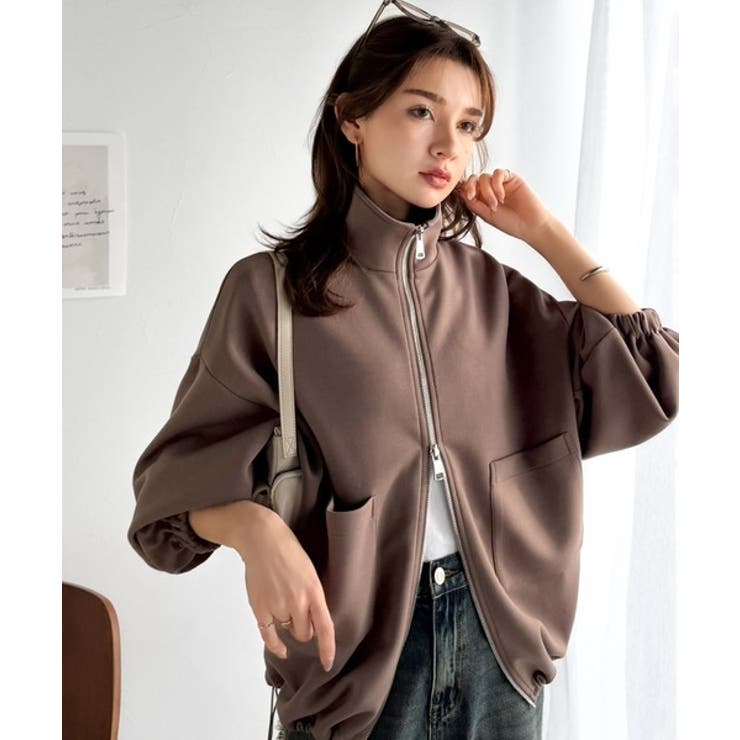 360度美フォルムを操る。ビッグポケット裾ドロストダブルジップダンボール素材ジャ… | Classical Elf  | 詳細画像28 