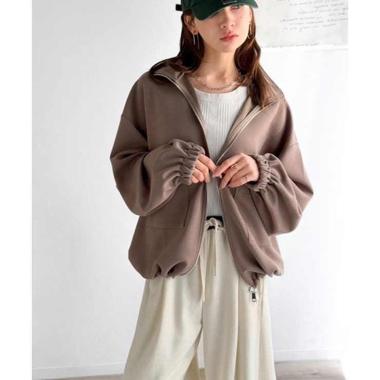 360度美フォルムを操る。ビッグポケット裾ドロストダブルジップダンボール素材ジャ… | Classical Elf  | 詳細画像34 