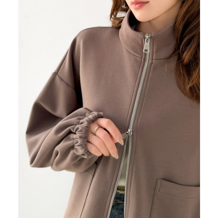 360度美フォルムを操る。ビッグポケット裾ドロストダブルジップダンボール素材ジャ… | Classical Elf  | 詳細画像37 