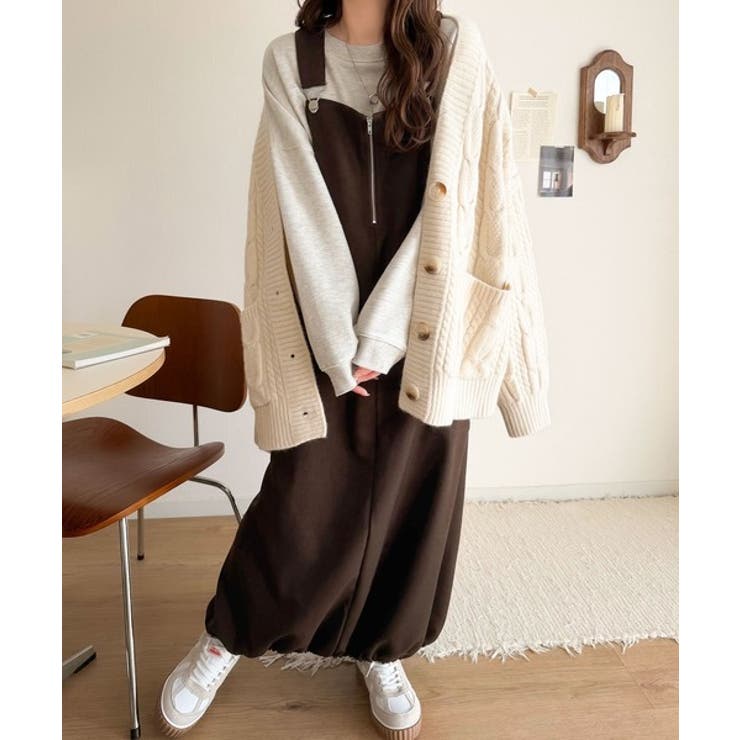 ふんわりフォルムが魅せる大人の抜け感♪バッククロスジップデザインバルーンジャンス… | Classical Elf  | 詳細画像11 