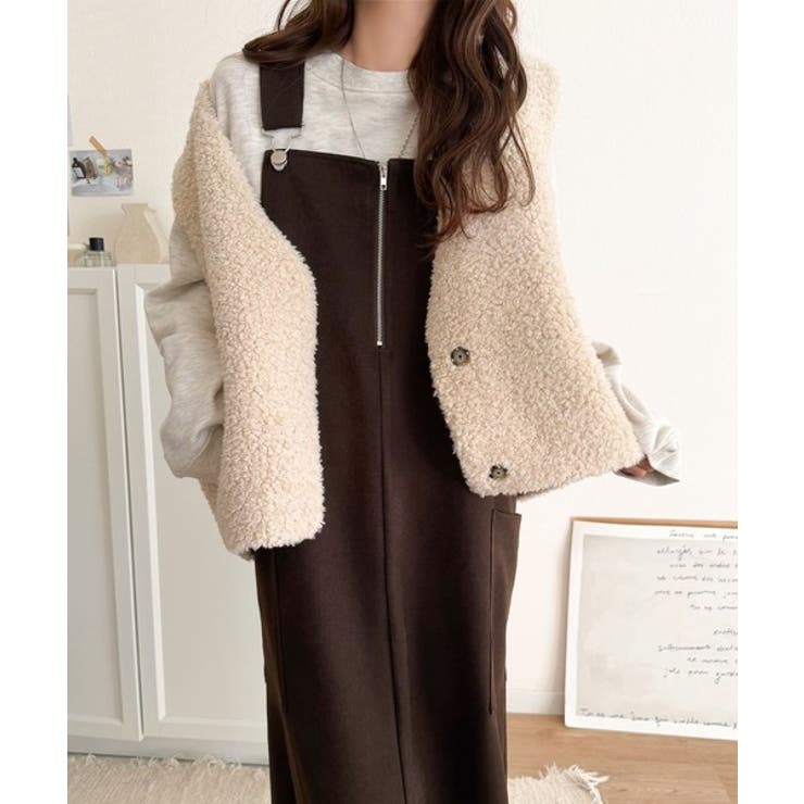 ふんわりフォルムが魅せる大人の抜け感♪バッククロスジップデザインバルーンジャンス… | Classical Elf  | 詳細画像12 