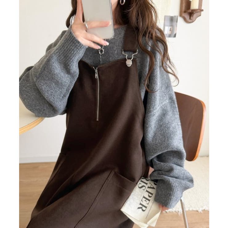 ふんわりフォルムが魅せる大人の抜け感♪バッククロスジップデザインバルーンジャンス… | Classical Elf  | 詳細画像15 