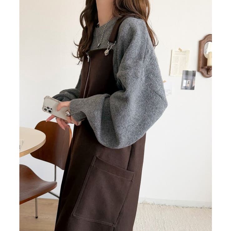 ふんわりフォルムが魅せる大人の抜け感♪バッククロスジップデザインバルーンジャンス… | Classical Elf  | 詳細画像16 