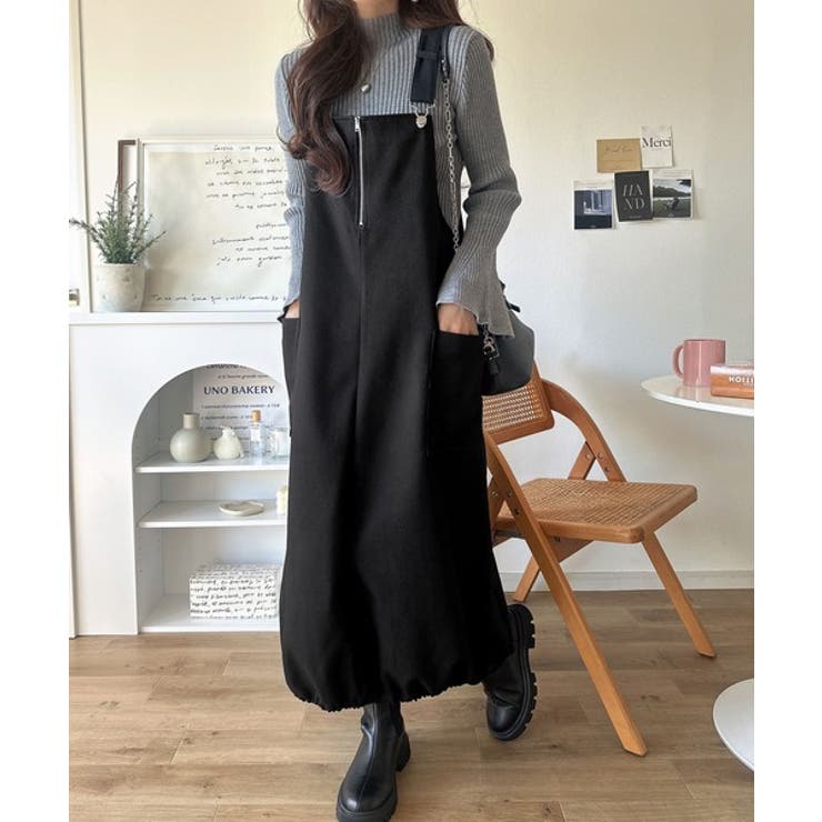 ふんわりフォルムが魅せる大人の抜け感♪バッククロスジップデザインバルーンジャンス… | Classical Elf  | 詳細画像1 