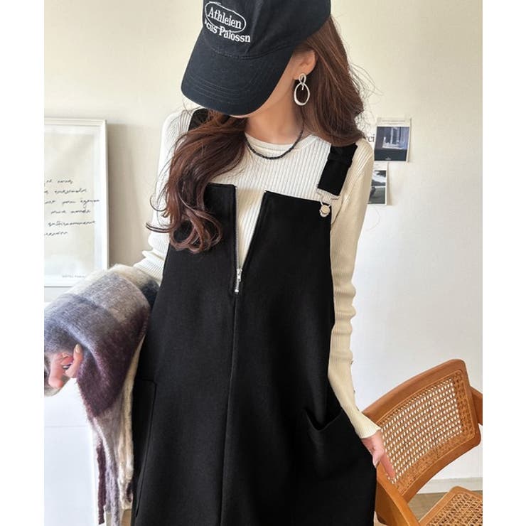 ふんわりフォルムが魅せる大人の抜け感♪バッククロスジップデザインバルーンジャンス… | Classical Elf  | 詳細画像4 