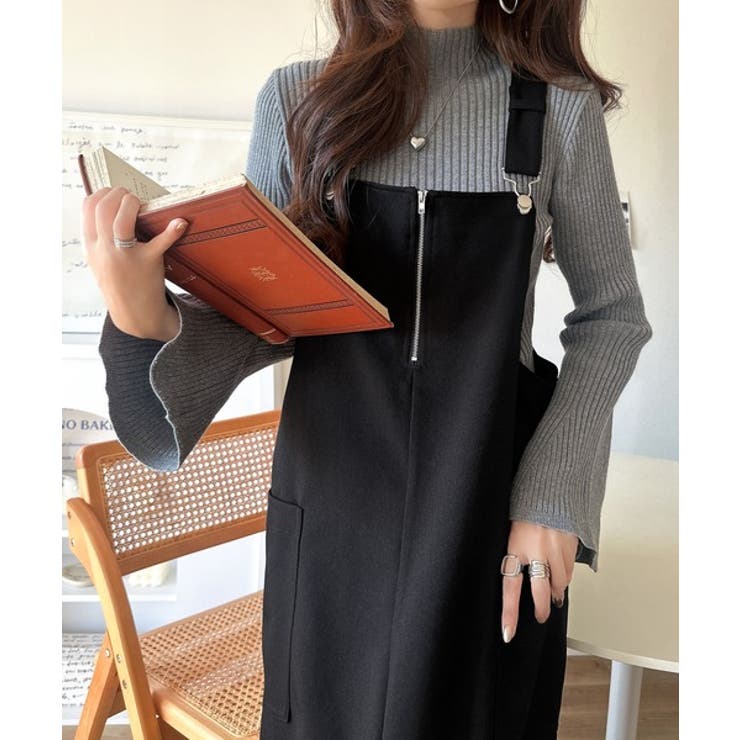 ふんわりフォルムが魅せる大人の抜け感♪バッククロスジップデザインバルーンジャンス… | Classical Elf  | 詳細画像6 