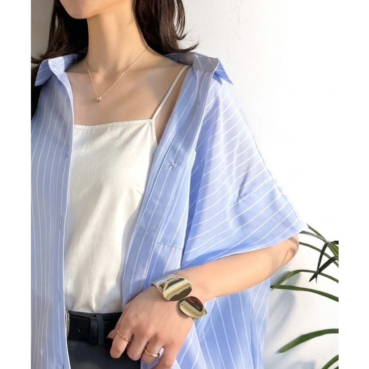 【接触冷感 UVカット機能付き】着るだけで、見返り美人。バックタックデザイン胸ポ… | Classical Elf  | 詳細画像29 