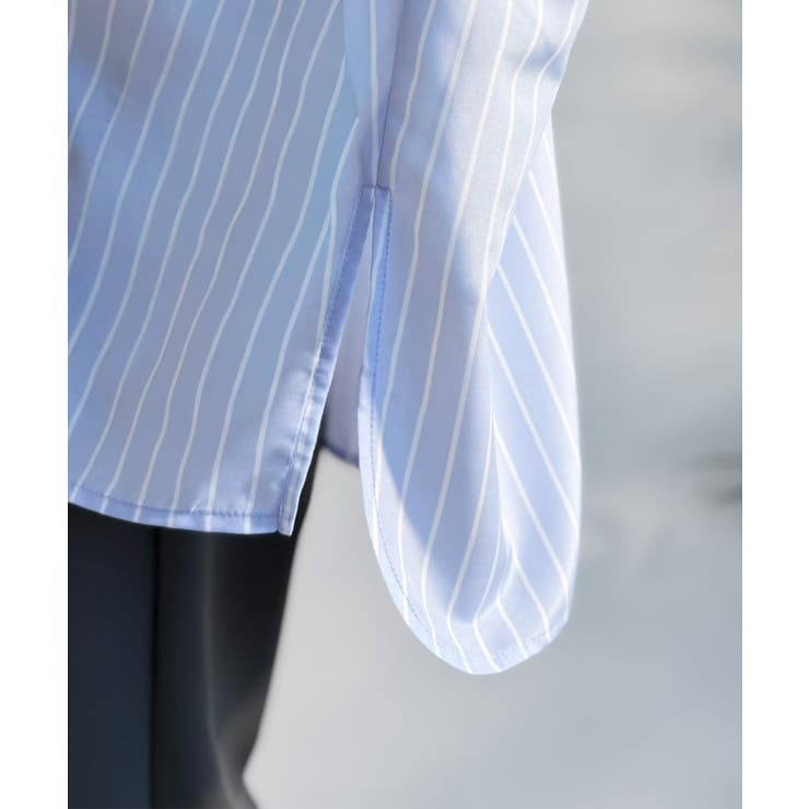 【接触冷感 UVカット機能付き】着るだけで、見返り美人。バックタックデザイン胸ポ… | Classical Elf  | 詳細画像40 