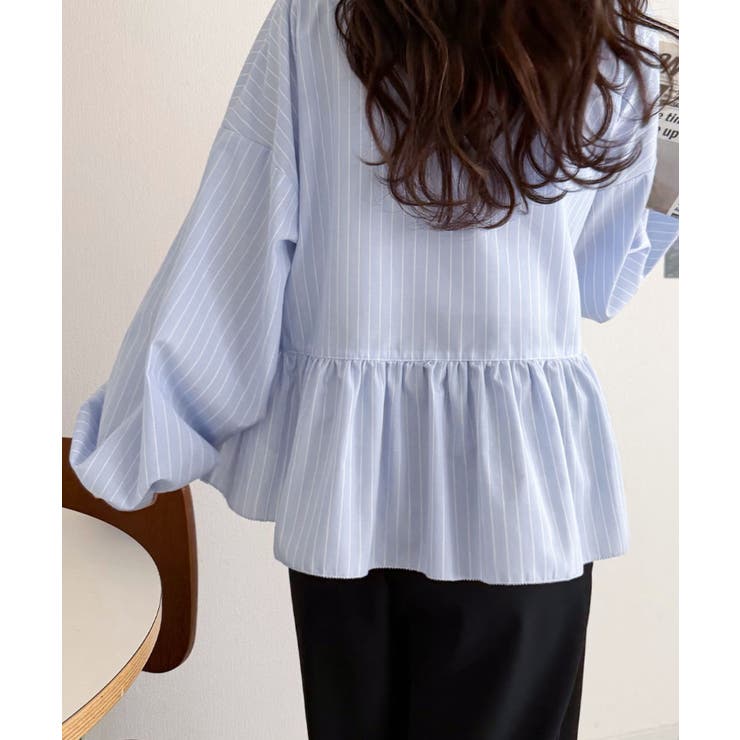 ふわっと華やかシルエット美人♪柄アソートフリルデザインブラウス | Classical Elf  | 詳細画像40 