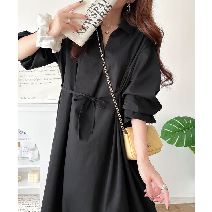 ウエストすっきりで着映え力抜群！体型カバー×きれい見えが叶う。キャンディスリーブ… | Classical Elf  | 詳細画像10 