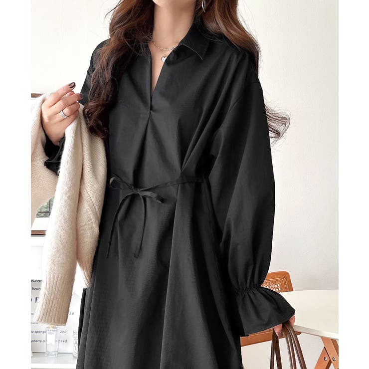 ウエストすっきりで着映え力抜群！体型カバー×きれい見えが叶う。キャンディスリーブ… | Classical Elf  | 詳細画像13 