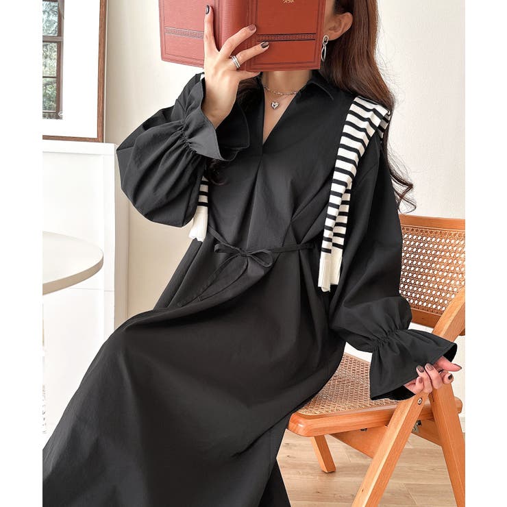 ウエストすっきりで着映え力抜群！体型カバー×きれい見えが叶う。キャンディスリーブ… | Classical Elf  | 詳細画像16 