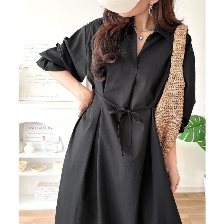 ウエストすっきりで着映え力抜群！体型カバー×きれい見えが叶う。キャンディスリーブ… | Classical Elf  | 詳細画像17 