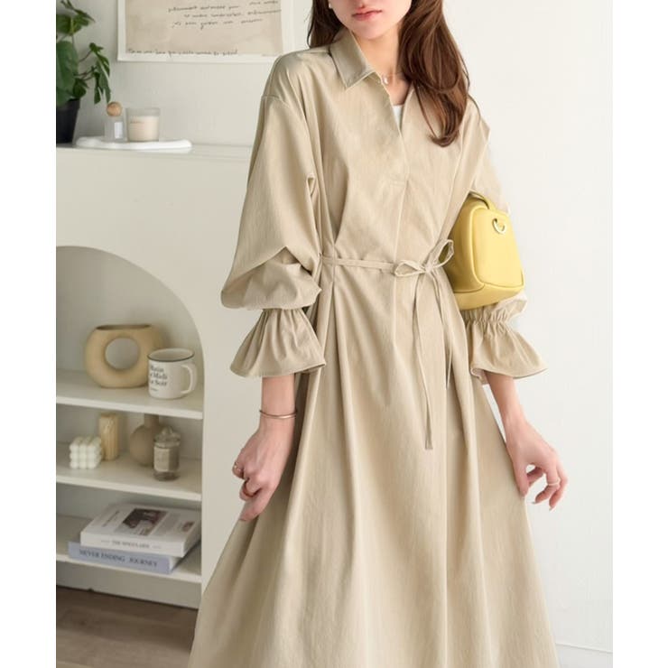 ウエストすっきりで着映え力抜群！体型カバー×きれい見えが叶う。キャンディスリーブ… | Classical Elf  | 詳細画像3 