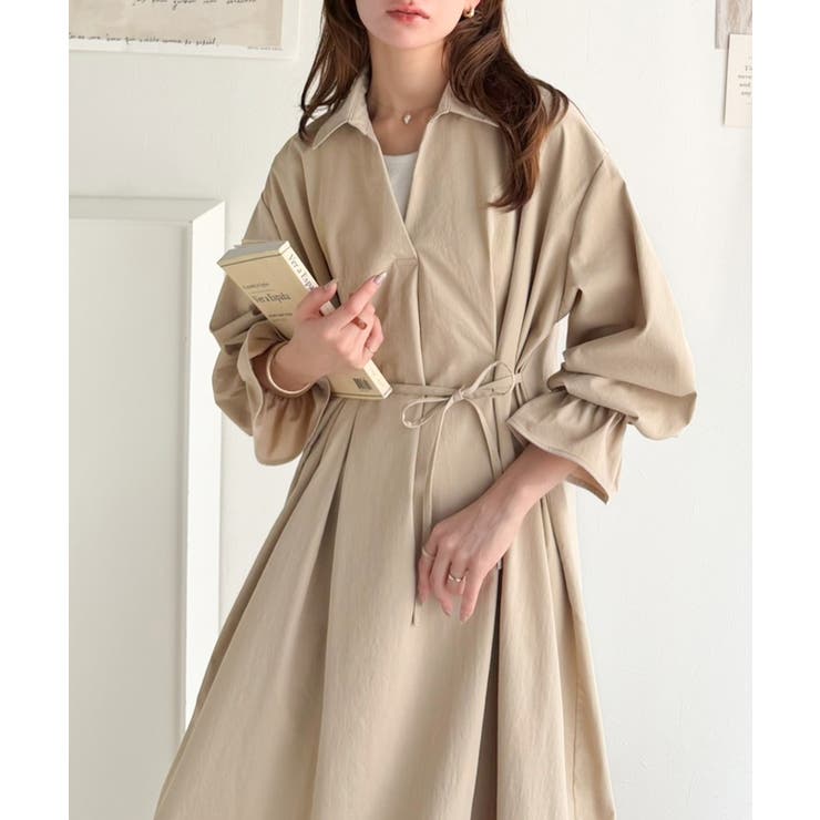 ウエストすっきりで着映え力抜群！体型カバー×きれい見えが叶う。キャンディスリーブ… | Classical Elf  | 詳細画像4 