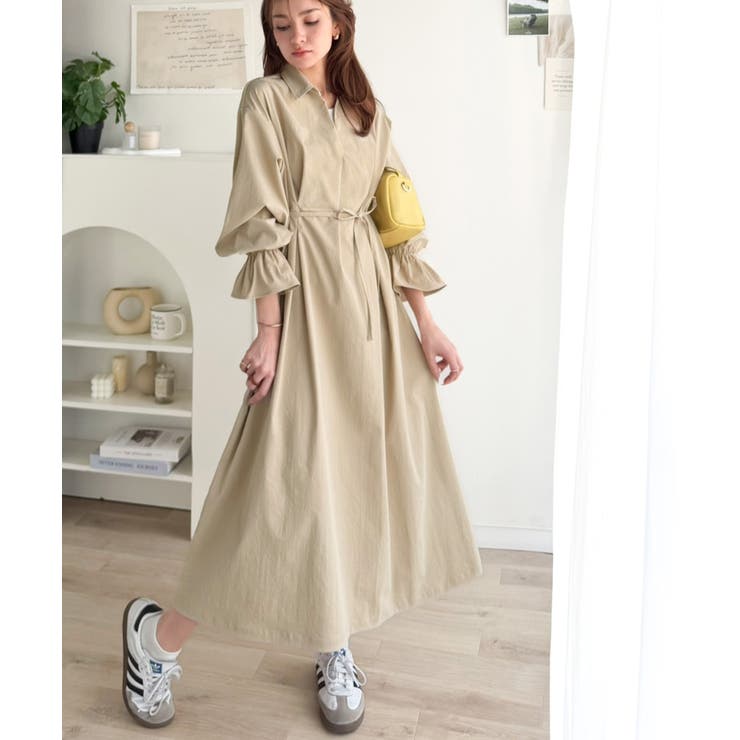 ウエストすっきりで着映え力抜群！体型カバー×きれい見えが叶う。キャンディスリーブ… | Classical Elf  | 詳細画像5 