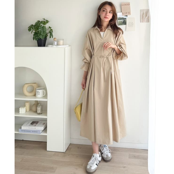 ウエストすっきりで着映え力抜群！体型カバー×きれい見えが叶う。キャンディスリーブ… | Classical Elf  | 詳細画像6 