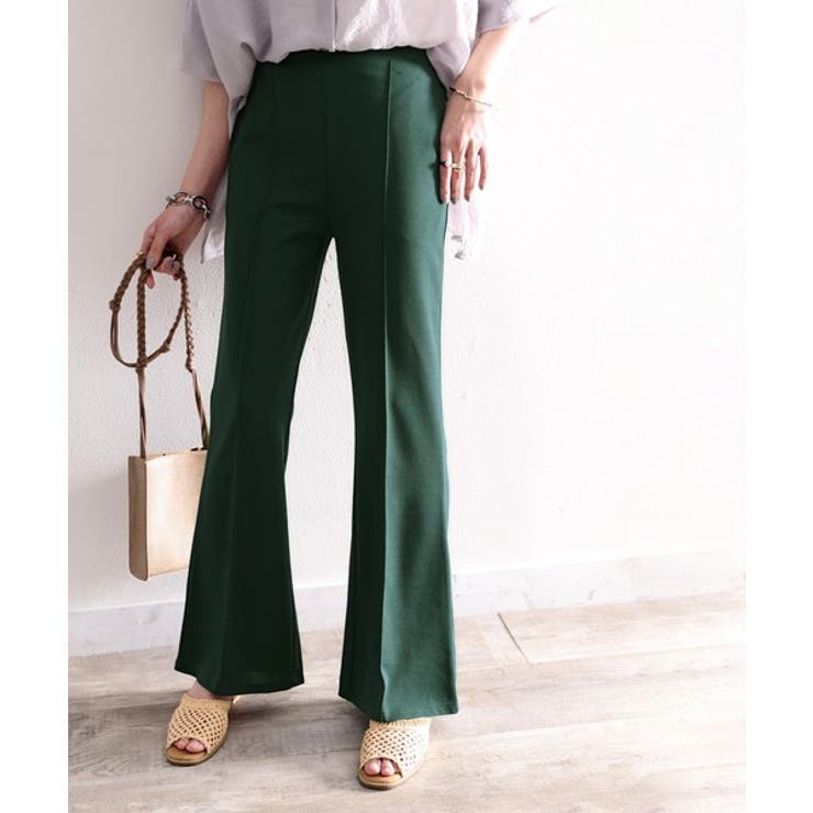 美脚魅せ！センタープレスセミフレアカットソーパンツ | Classical Elf  | 詳細画像38 