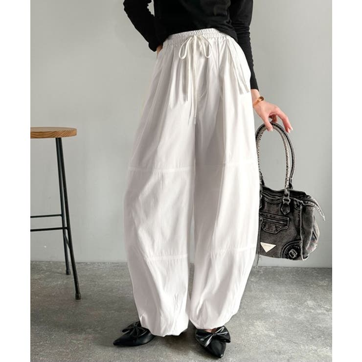 アイボリー | 《AYA×クラシカルエルフコラボ》タイムレスに愛せる、洗練ワイドシルエット♪ウエ… | Classical Elf 