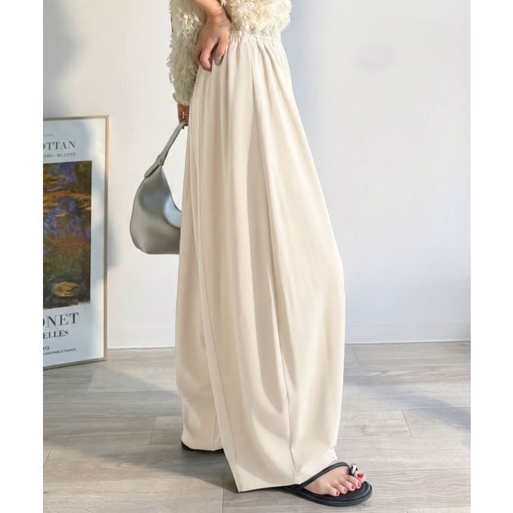 アイボリー | 着回し抜群◎これ一枚でこなれ感♪ポンチボリュームコクーンパンツ | Classical Elf 