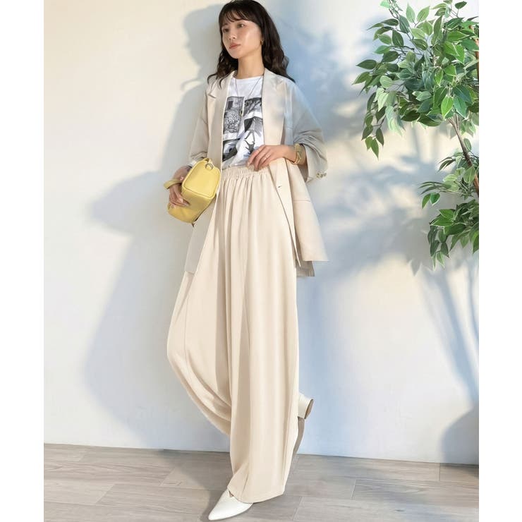 着回し抜群◎これ一枚でこなれ感♪ポンチボリュームコクーンパンツ | Classical Elf  | 詳細画像6 