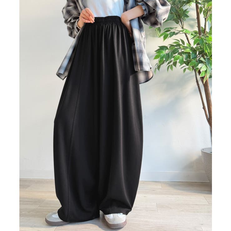 着回し抜群◎これ一枚でこなれ感♪ポンチボリュームコクーンパンツ | Classical Elf  | 詳細画像10 