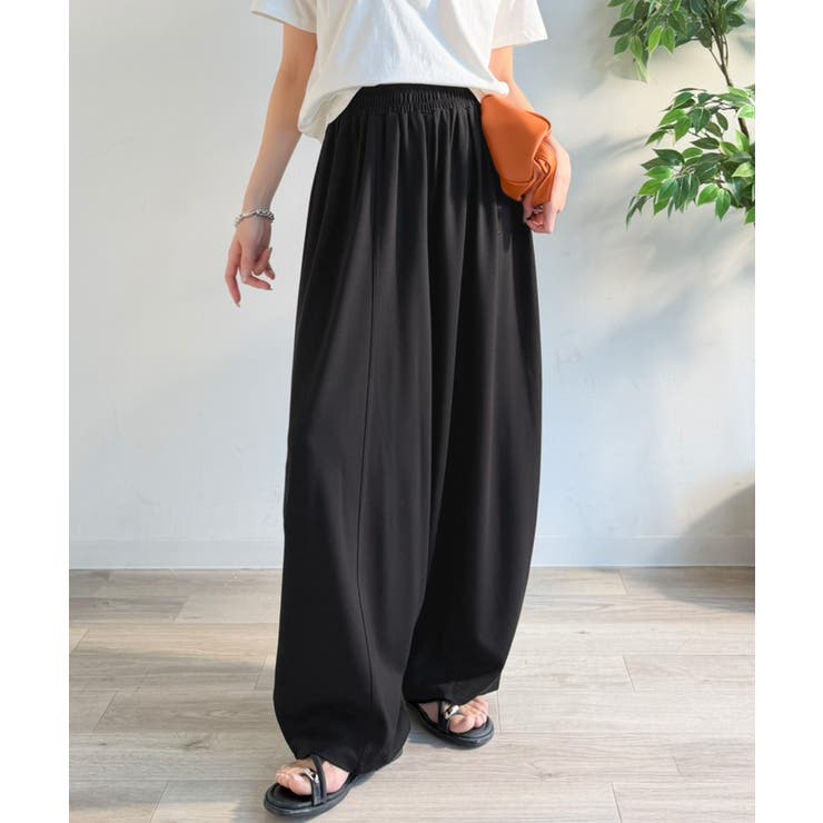 着回し抜群◎これ一枚でこなれ感♪ポンチボリュームコクーンパンツ | Classical Elf  | 詳細画像11 