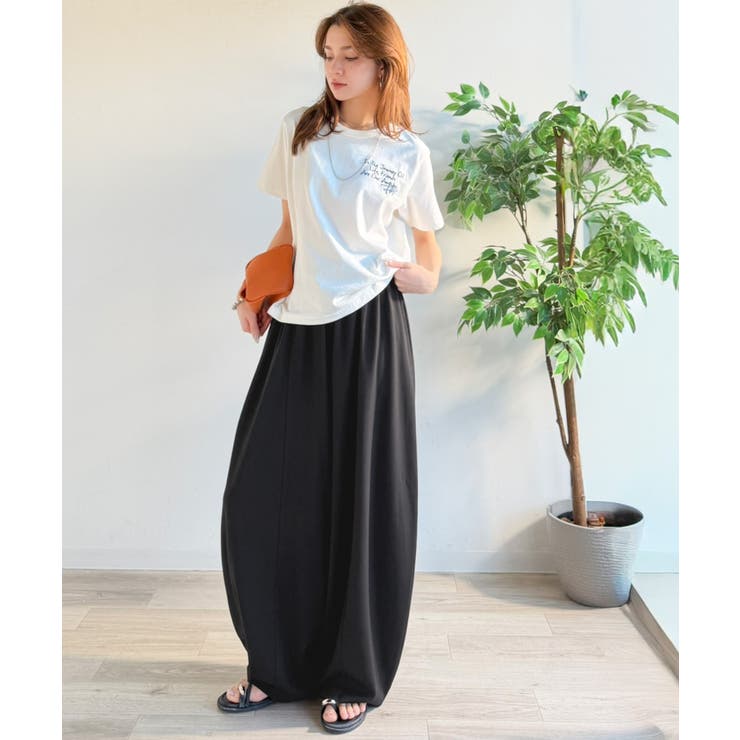 着回し抜群◎これ一枚でこなれ感♪ポンチボリュームコクーンパンツ | Classical Elf  | 詳細画像12 