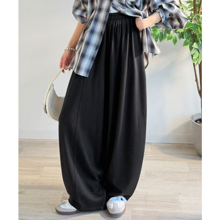 着回し抜群◎これ一枚でこなれ感♪ポンチボリュームコクーンパンツ | Classical Elf  | 詳細画像13 