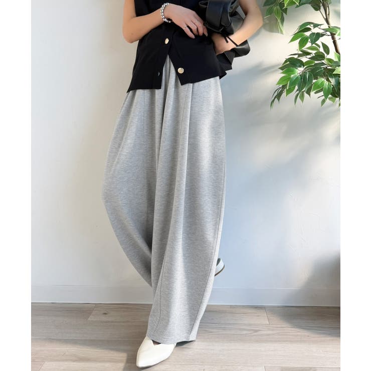 着回し抜群◎これ一枚でこなれ感♪ポンチボリュームコクーンパンツ | Classical Elf  | 詳細画像19 