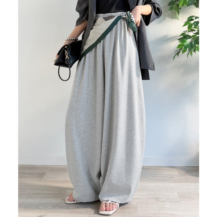 着回し抜群◎これ一枚でこなれ感♪ポンチボリュームコクーンパンツ | Classical Elf  | 詳細画像21 