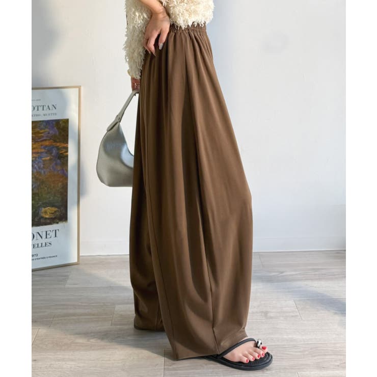 着回し抜群◎これ一枚でこなれ感♪ポンチボリュームコクーンパンツ | Classical Elf  | 詳細画像24 